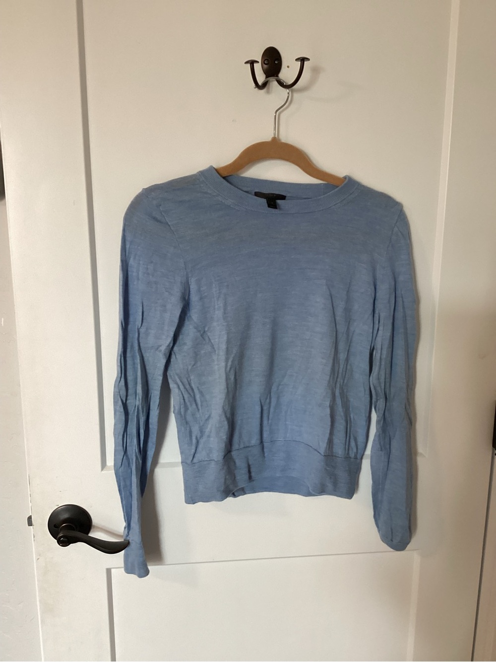 J. Crew Light Blue Crewneck Sweater